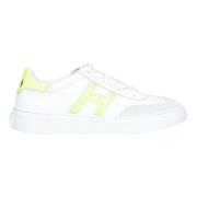 Hogan Vita Läder Chunky Sole Sneakers White, Dam