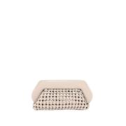 THEMOIRè Blanka Moln Knutar Clutch Väska White, Dam