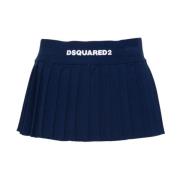 Dsquared2 Elegant kort kjol för kvinnor Blue, Dam