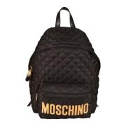 Moschino Backpack Black, Dam