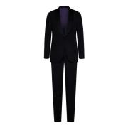 Ralph Lauren Svart Kostym Aw23 Black, Herr