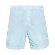 C.p. Company Strandkläder Boxer Casual Shorts för Män Blue, Herr