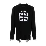 Givenchy Svarta Sweaters Black, Herr