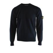 Stone Island Bomulls-tröja Blue, Herr