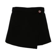 Msgm Bermuda 99 Casual Shorts Black, Dam