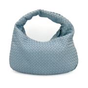 Bottega Veneta Vintage Pre-owned Laeder axelremsvskor Blue, Dam