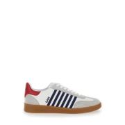 Dsquared2 Multifärgade Sneakers Vitello+Crosta Vit+Blå+Röd Multicolor,...