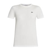 Lacoste Kortärmad T-shirt White, Dam