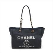 Chanel Vintage Pre-owned Denim chanel-vskor Blue, Dam