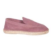 Lardini Rosa Läder Espadriller Slip On Modell Pink, Herr