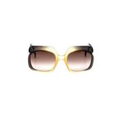 Dior Vintage Pre-owned Tyg solglasgon Black, Dam