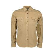 Saint Laurent Westernskjorta Beige, Herr