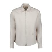 Courrèges Klassisk Dragkedja Twill Jacka Gray, Herr