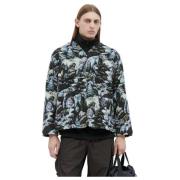 Engineered Garments Grafisk Stickad Skjutjacka Multicolor, Herr