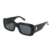 The Attico Marfa Solglasögon - Stilfull Eyewear Kollektion Black, Dam