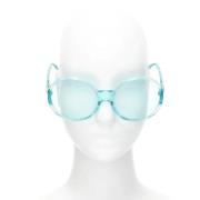 Gucci Vintage Pre-owned Acetat solglasgon Blue, Dam