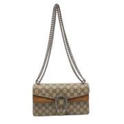 Gucci Vintage Pre-owned Canvas handvskor Beige, Dam