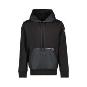 Moncler Bi-material Sweatshirt Black, Herr