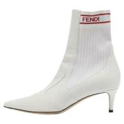 Fendi Vintage Pre-owned Tyg stvlar White, Dam