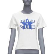 Dior Vintage Pre-owned Bomull toppar White, Dam