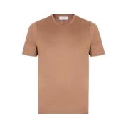 Gran Sasso Casual Bomull T-shirt Brown, Herr