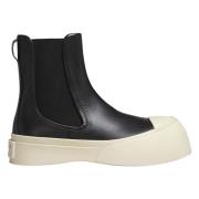 Marni Nappa läder pablo chelsea boot Black, Herr