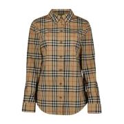 Burberry Vintage Check Lapwing Skjorta Beige, Dam