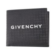 Givenchy Läder Micro 4G Flap Plånbok Black, Herr