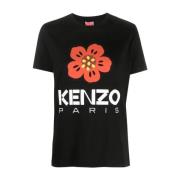 Kenzo Svarta T-shirts Polos för kvinnor Black, Dam