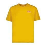 Kenzo Oversize T-shirt Paris Stil Logo Yellow, Herr