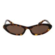 Miu Miu Stiliga solglasögon med modell 09Ys Brown, Dam