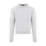 Tom Ford Grå Crewneck Sweater Ss24 Gray, Herr