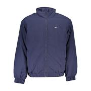 Tommy Hilfiger Blå Nylon Dragkedja Logo Jacka Blue, Herr