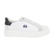 La Martina Klassisk Sneaker för Vardagsbruk White, Herr