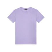 Dondup Avslappnad Bomull T-shirt Purple, Dam