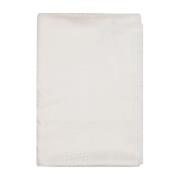 Lanvin Tryckt Logotyp Ull Siden Scarf White, Dam