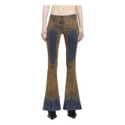 Knwls Flared Harley Jeans Multicolor, Dam
