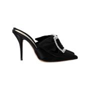 Alexandre Vauthier Tyg mules Black, Dam