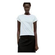 The Row Bomull Jersey Crop T-Shirt White, Dam