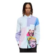 Comme des Garçons Pop Art Skjorta Grafiskt Tryck Bomull Multicolor, He...