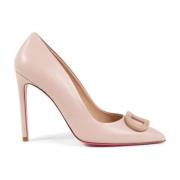 Dee Ocleppo Elegant Läder Stiletto Pump Beige, Dam