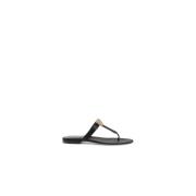 Dee Ocleppo Swarovski Bow Satin Sandaler Black, Dam