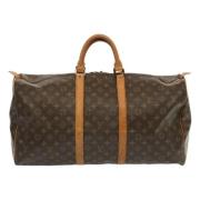 Louis Vuitton Vintage Pre-owned Canvas handvskor Brown, Dam