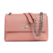 Calvin Klein Rosa Crossbody Väska Pink, Dam