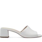 Tamaris Vita Öppna Mulor Platta Sandaler White, Dam