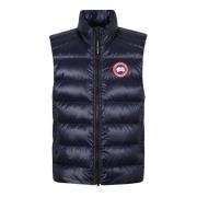 Canada Goose Navy Blue Duck Feather Padded Vest Blue, Herr