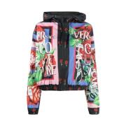 Versace Jeans Couture Tryckt Bomberjacka Multicolor, Dam