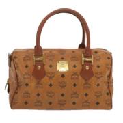 MCM Pre-owned Pre-owned Canvas handvskor Brown, Dam