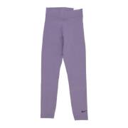 Nike Klassiska höga midjeleggings Purple, Dam