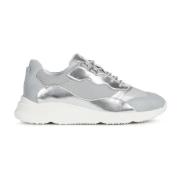 Geox Silver Ice Sneakers Diodiana Gray, Dam